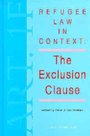 Refugee Law frontcover